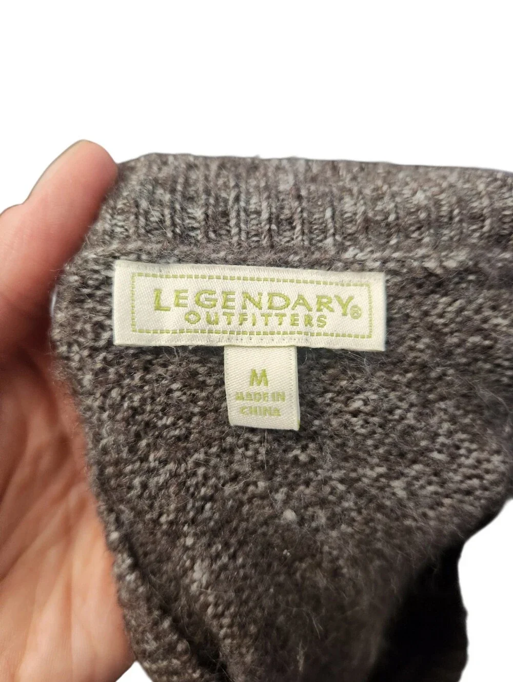 Legendary Outfitters Sweater Womens Medium Beige Brown Casual Soft
